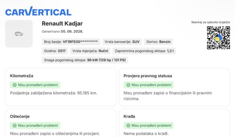 Renault Kadjar TCe 130, BLACK EDITION, FULL LED, U DOLASKU full